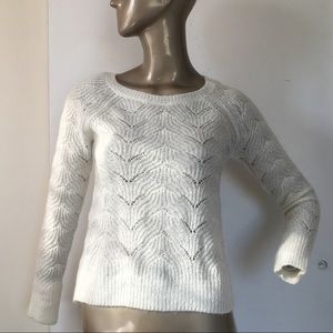 LOFT Knit Lace Sweater